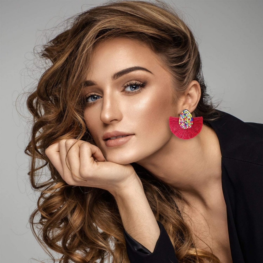 bohemian Tassel Drop Earring